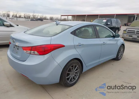 2013 Hyundai Elantra Gls/Limited из США, поврежденный, VIN KMHDH4AE9DU575543